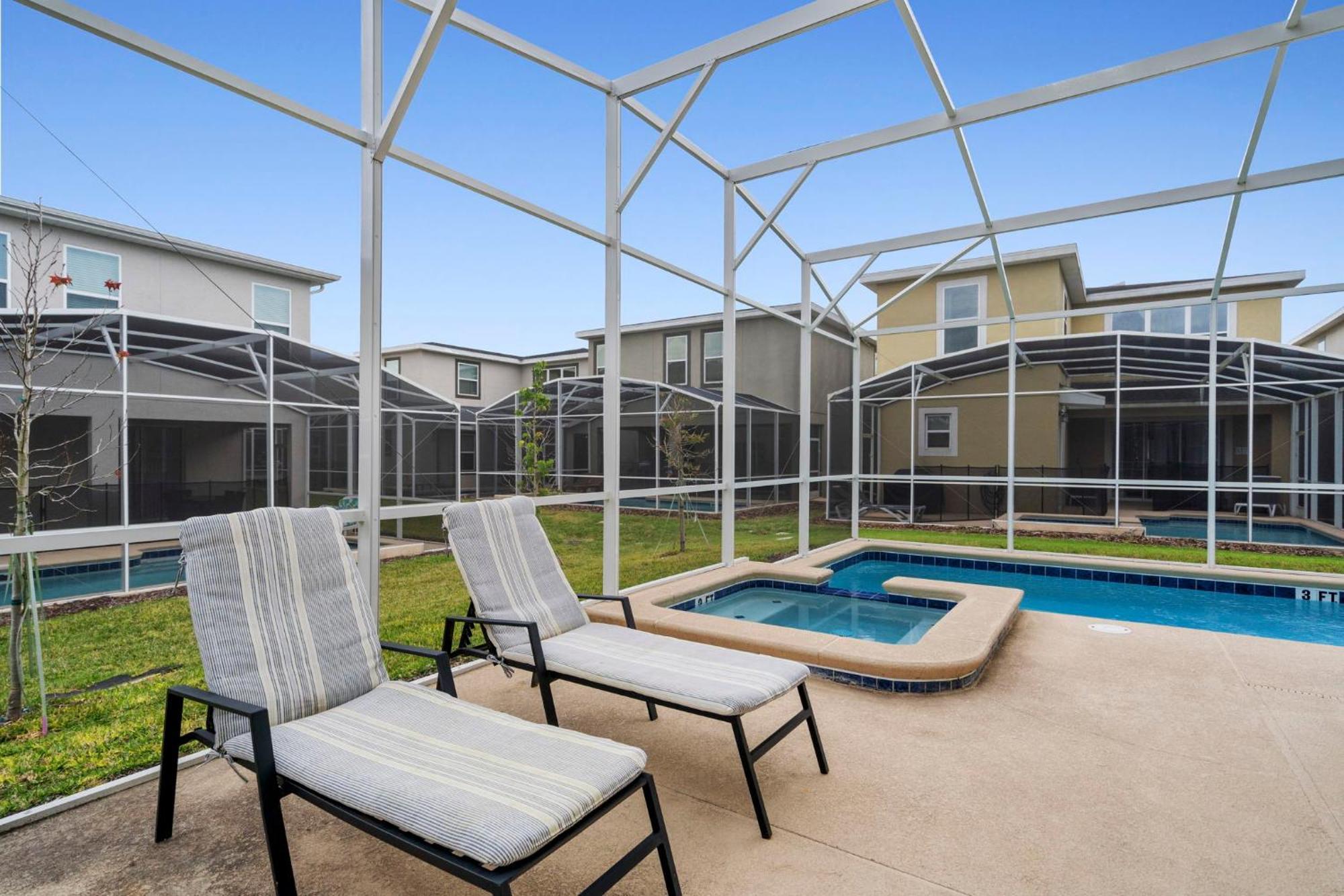 Gorgeous 5 Bd Home W Private Pool Next To Disney كيسيمي المظهر الخارجي الصورة